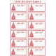 Rosemaling Christmas Tree Gift Labels 
